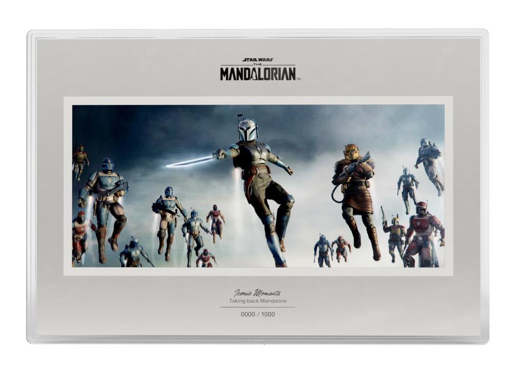 2026 Star Wars Legends of Mandalore Taking Back Mandalore 1 oz Silver Foil Collectible Gallery Image 3