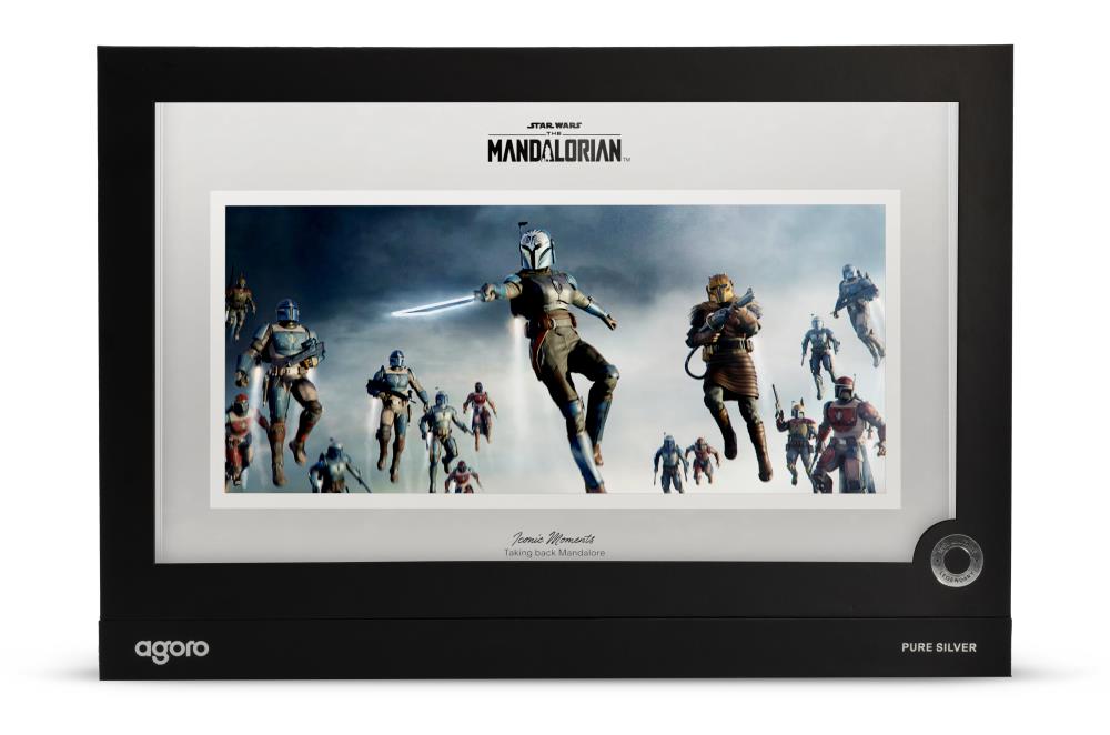 2026 Star Wars Legends of Mandalore Taking Back Mandalore 1 oz Silver Foil Collectible Gallery Image 7