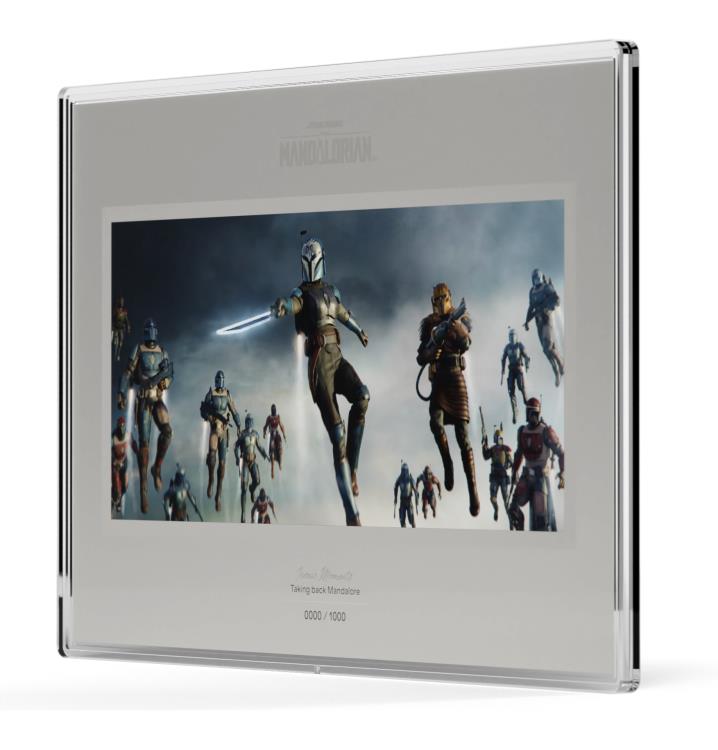 2026 Star Wars Legends of Mandalore Taking Back Mandalore 1 oz Silver Foil Collectible Gallery Image 6