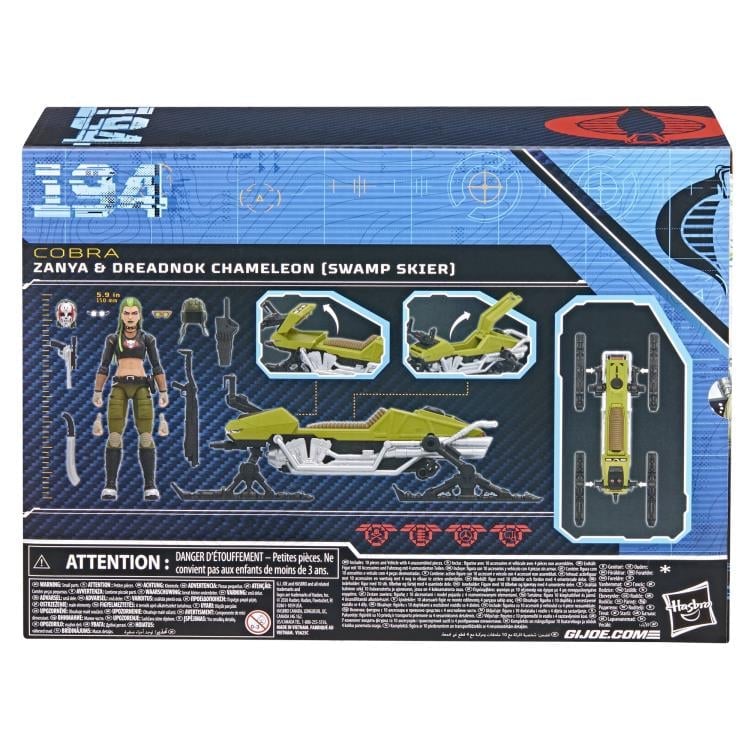 G.I. Joe Classified Series #194 Zanya & Dreadnok Chameleon (Swamp