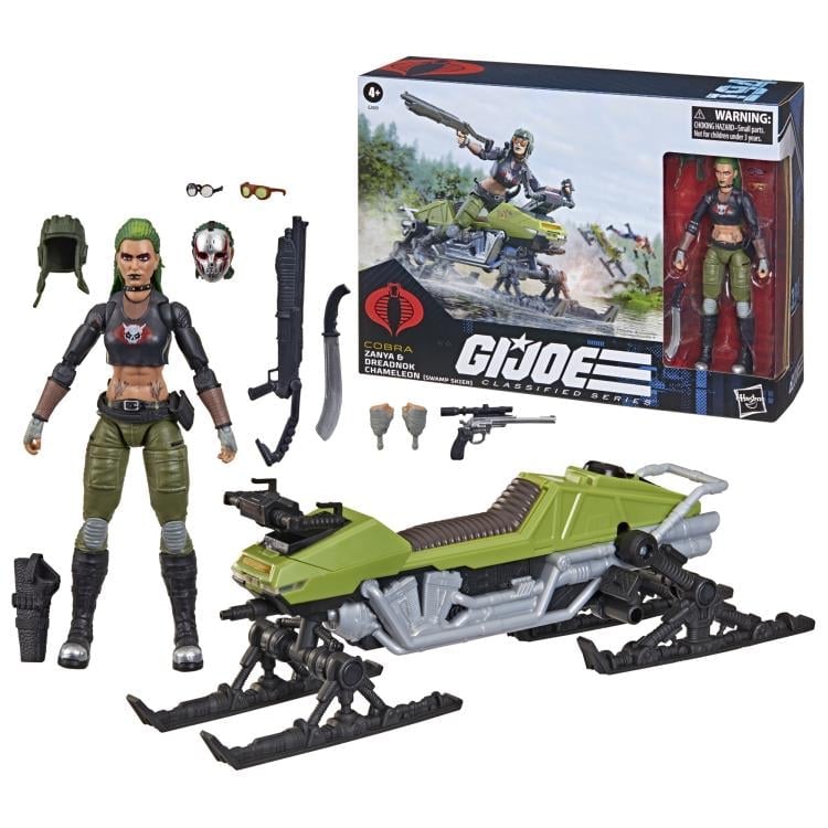 G.I. Joe Classified Series #194 Zanya & Dreadnok Chameleon (Swamp