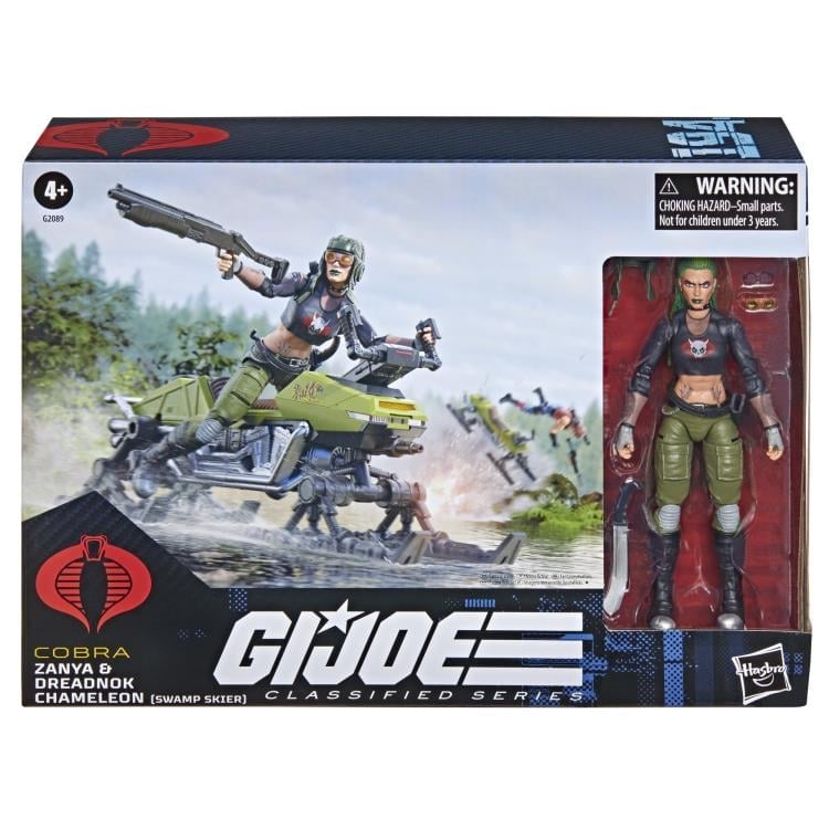 G.I. Joe Classified Series #194 Zanya & Dreadnok Chameleon (Swamp Skier) Action Figure Set Gallery Image 14