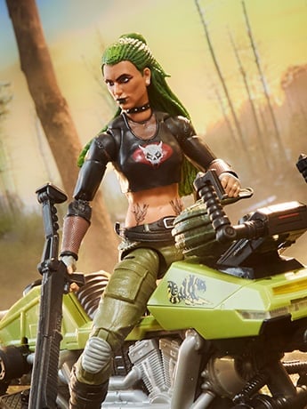 G.I. Joe Classified Series #194 Zanya & Dreadnok Chameleon (Swamp