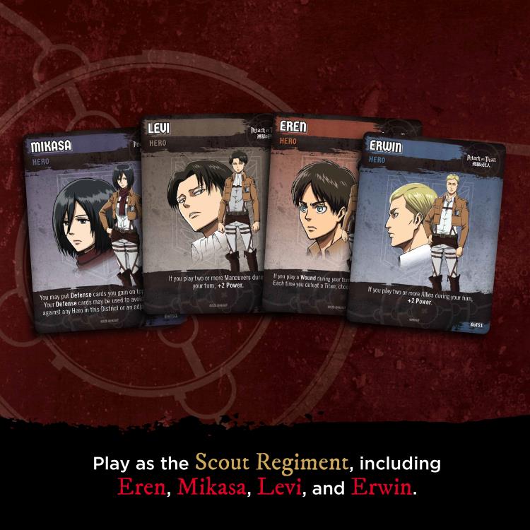 Attack on Titan Deck Building Game Season 1 Gallery Image 7