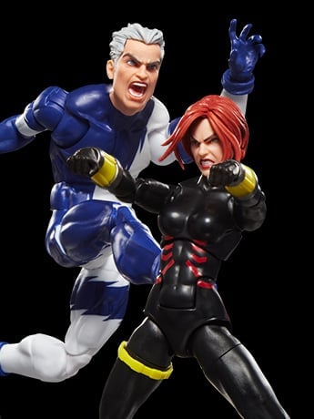 Avengers Marvel Legends Black Widow & Quicksilver Action Figure Two-Pack Gallery Image 2