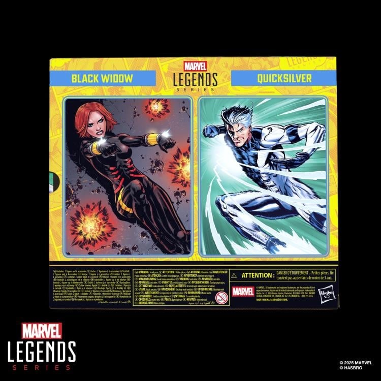Avengers Marvel Legends Black Widow & Quicksilver Action Figure Two-Pack Gallery Image 16