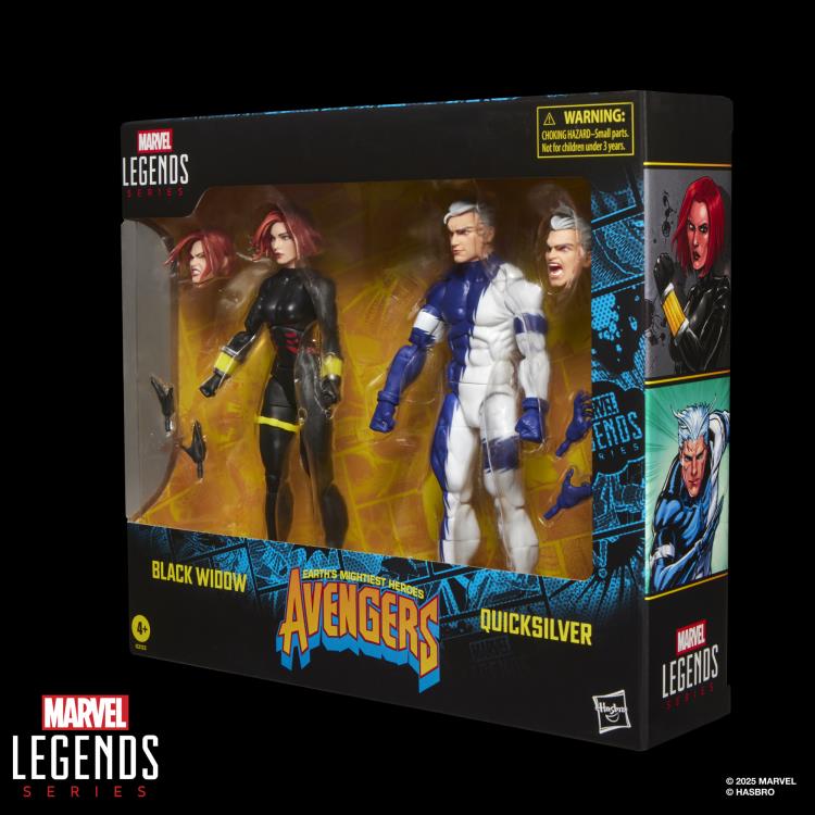 Avengers Marvel Legends Black Widow & Quicksilver Action Figure Two-Pack Gallery Image 15