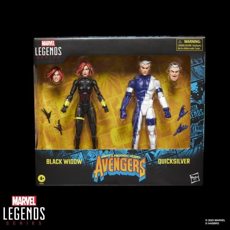 Avengers Marvel Legends Black Widow & Quicksilver Action Figure Two-Pack Gallery Image 14