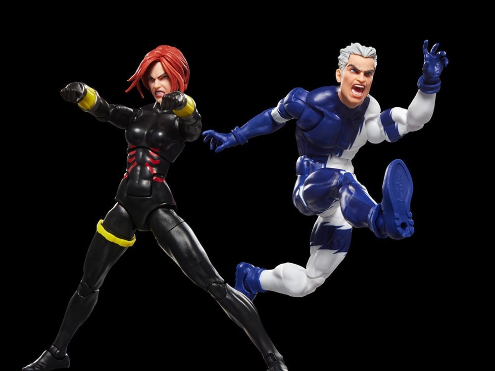 Avengers Marvel Legends Black Widow & Quicksilver Action Figure Two-Pack Gallery Image 1