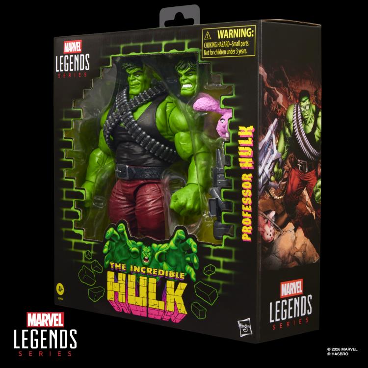The Incredible Hulk Marvel Legends Professor Hulk Deluxe Action Figure Gallery Image 13