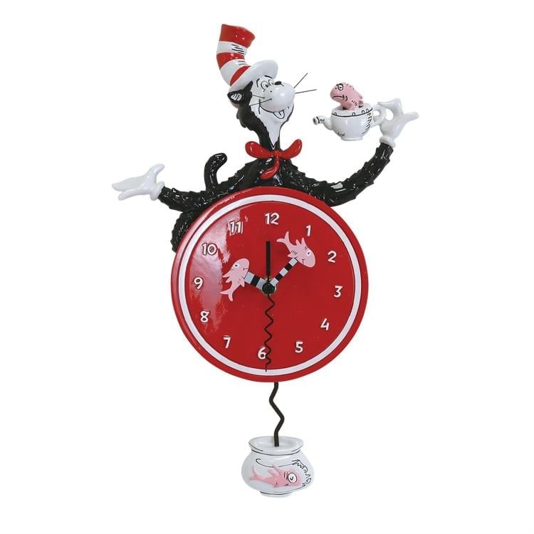 Dr. Seuss Cat in the Hat Wall Clock Gallery Image 3