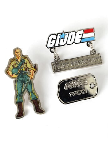 G.I. Joe Duke Pin Set Gallery Image 2
