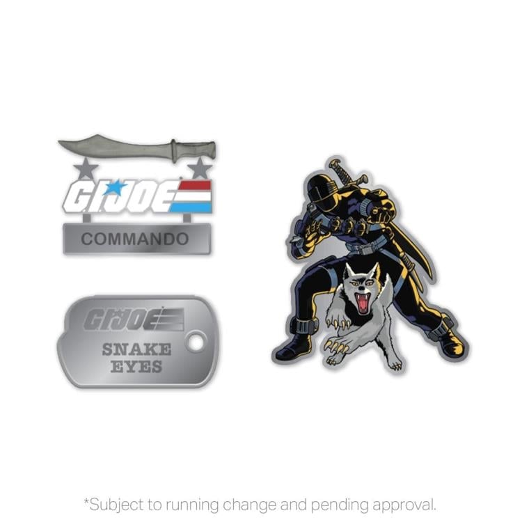 G.I. Joe Snake Eyes Pin Set Gallery Image 3