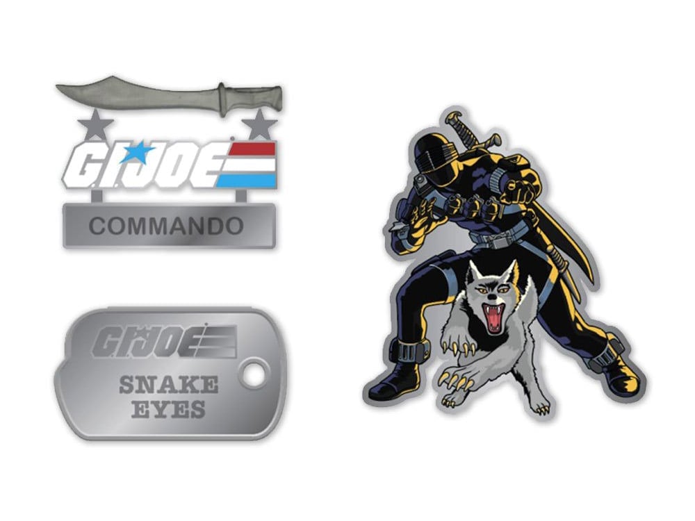 G.I. Joe Snake Eyes Pin Set Gallery Image 1