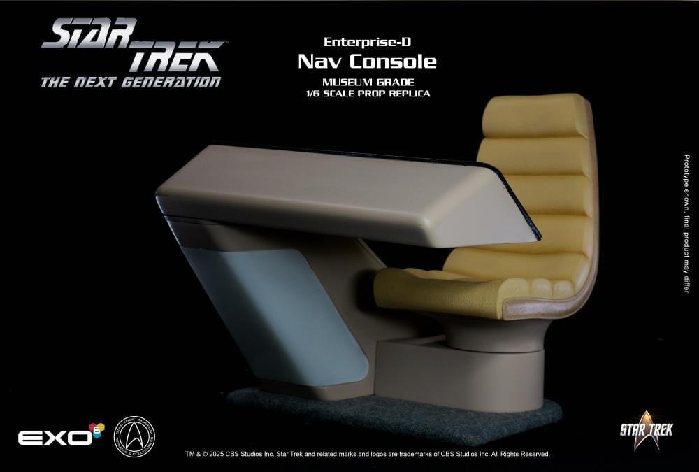 Star Trek: The Next Generation Enterprise-D Bridge Navigation and Operations Consoles 1/6 Scale Replica Set Gallery Image 8