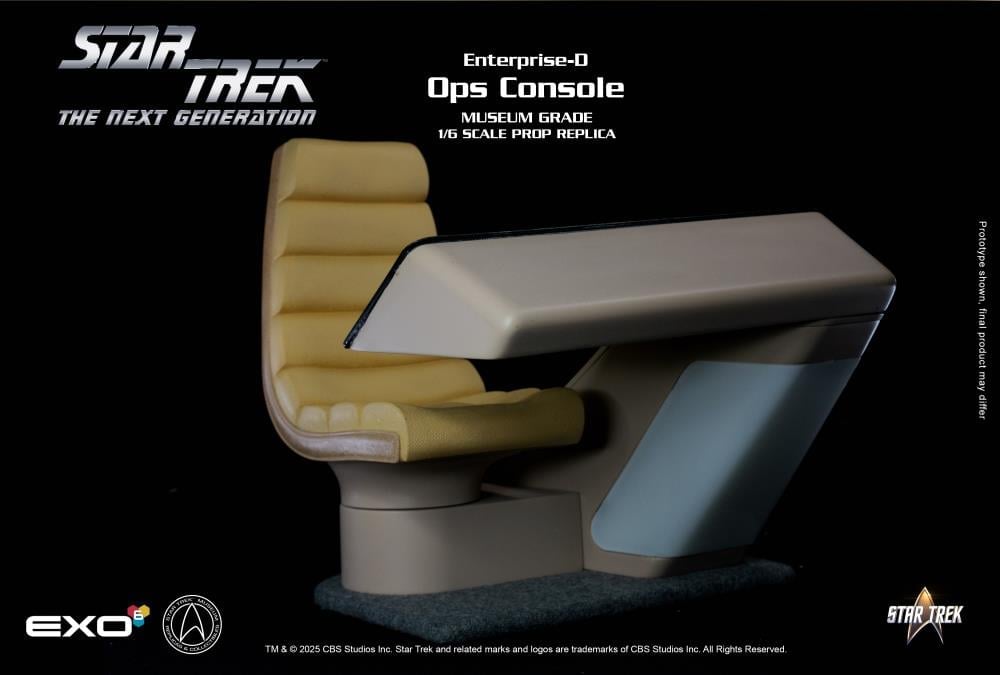 Star Trek: The Next Generation Enterprise-D Bridge Navigation and Operations Consoles 1/6 Scale Replica Set Gallery Image 12