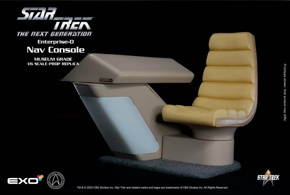 Star Trek: The Next Generation Enterprise-D Bridge Navigation and Operations Consoles 1/6 Scale Replica Set Gallery Image 7