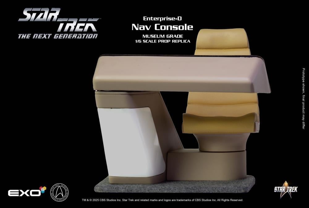 Star Trek: The Next Generation Enterprise-D Bridge Navigation and Operations Consoles 1/6 Scale Replica Set Gallery Image 9