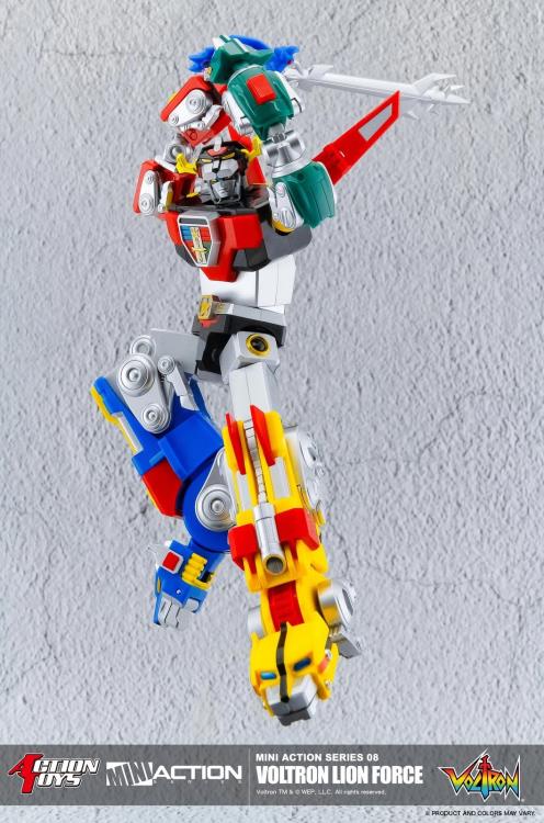 Voltron: Defender of the Universe Mini Action Series 08 Voltron Lion Force Action Figure Gallery Image 5