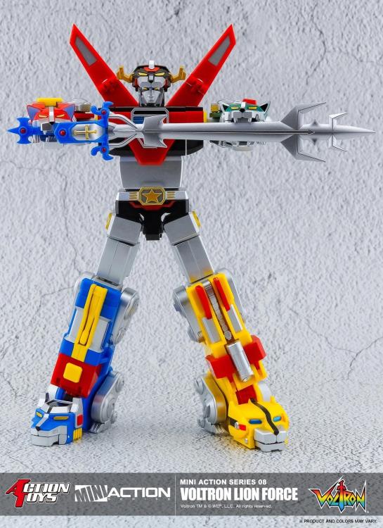 Voltron: Defender of the Universe Mini Action Series 08 Voltron Lion Force Action Figure Gallery Image 4