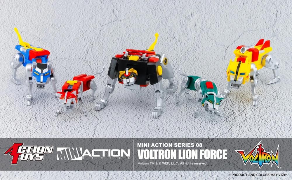 Voltron: Defender of the Universe Mini Action Series 08 Voltron Lion Force Action Figure Gallery Image 8