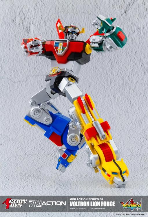 Voltron: Defender of the Universe Mini Action Series 08 Voltron Lion Force Action Figure Gallery Image 6
