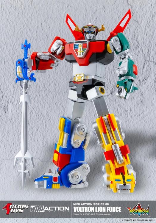 Voltron: Defender of the Universe Mini Action Series 08 Voltron Lion Force Action Figure Gallery Image 3