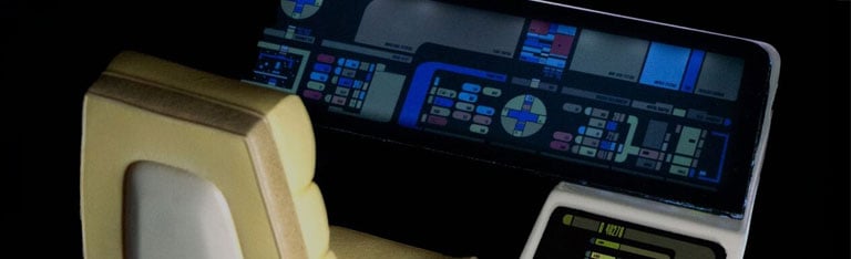 Star Trek: The Next Generation Enterprise-D Bridge Navigation Console 1/6 Scale Replica