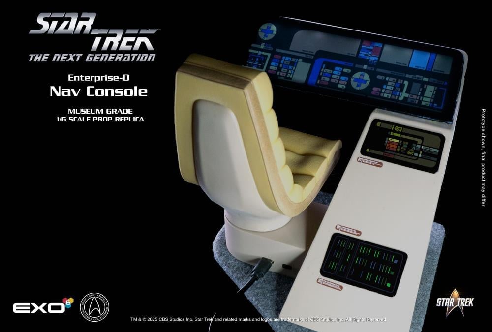 Star Trek: The Next Generation Enterprise-D Bridge Navigation Console 1/6 Scale Replica Gallery Image 7