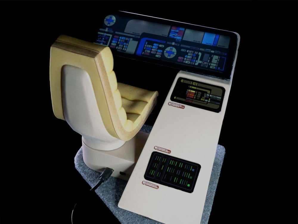 Image of Star Trek: The Next Generation Enterprise-D Bridge Navigation Console 1/6 Scale Replica