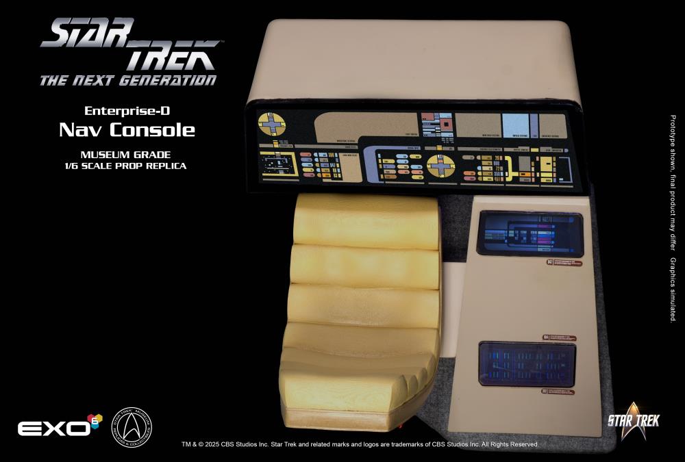 Star Trek: The Next Generation Enterprise-D Bridge Navigation Console 1/6 Scale Replica Gallery Image 3