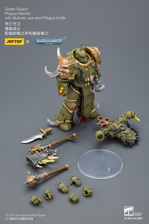 Warhammer 40,000 Death Guard Plague Marine 1/18 Scale Action Figure Gallery Image 14