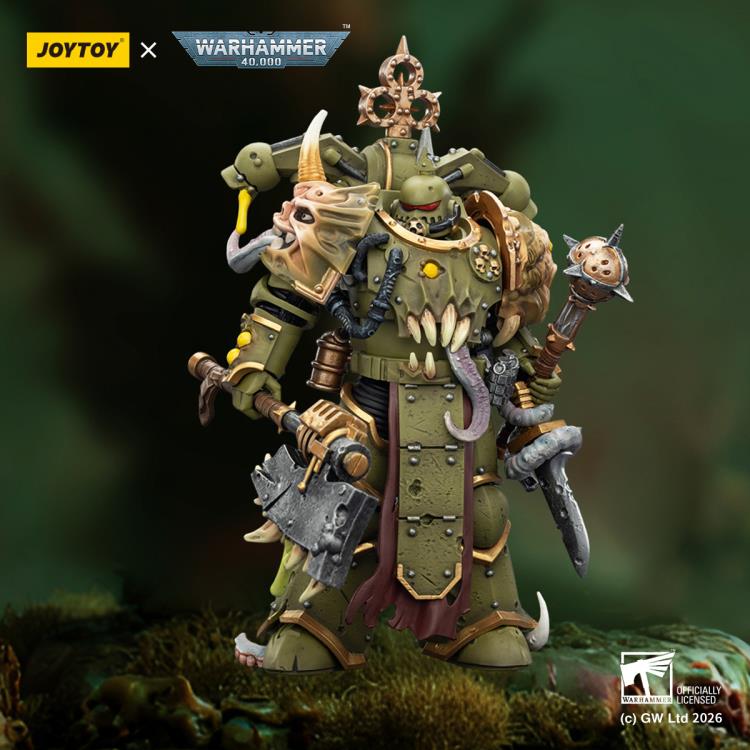 Warhammer 40,000 Death Guard Plague Marine 1/18 Scale Action Figure Gallery Image 3