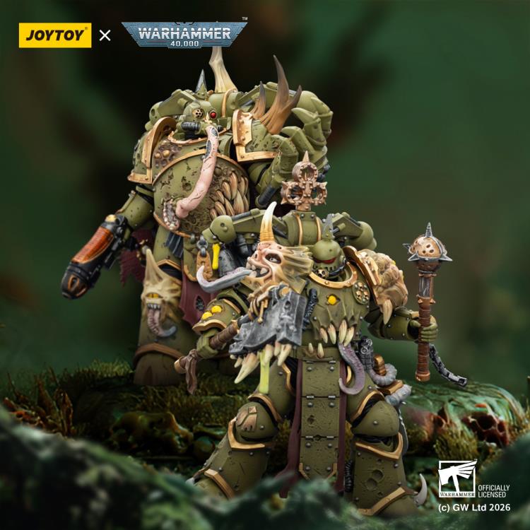 Warhammer 40,000 Death Guard Plague Marine 1/18 Scale Action Figure