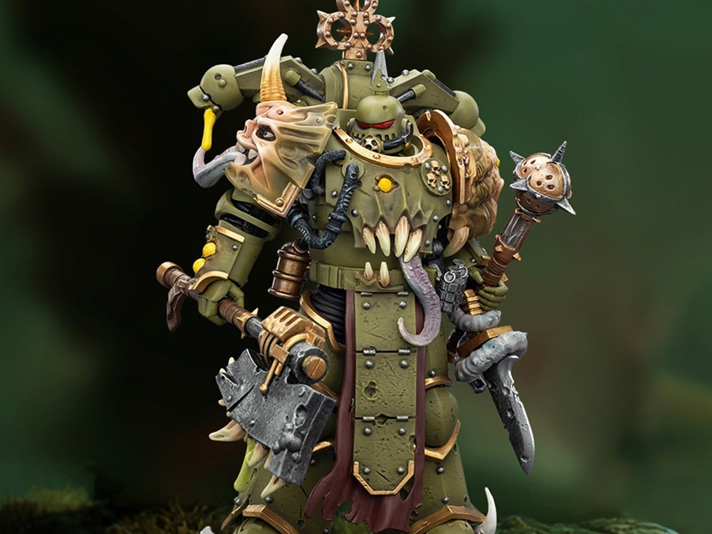 Warhammer 40,000 Death Guard Plague Marine 1/18 Scale Action Figure Gallery Image 1
