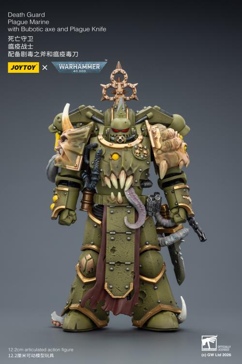 Warhammer 40,000 Death Guard Plague Marine 1/18 Scale Action Figure Gallery Image 4