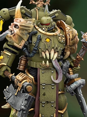 Warhammer 40,000 Death Guard Plague Marine 1/18 Scale Action Figure Gallery Image 2