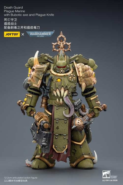 Warhammer 40,000 Death Guard Plague Marine 1/18 Scale Action Figure Gallery Image 5