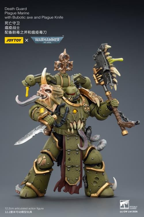Warhammer 40,000 Death Guard Plague Marine 1/18 Scale Action Figure Gallery Image 11