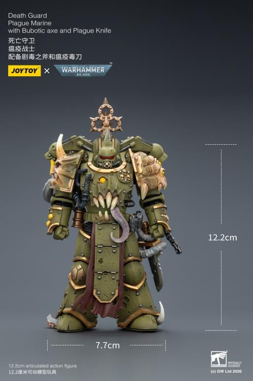 Warhammer 40,000 Death Guard Plague Marine 1/18 Scale Action Figure Gallery Image 13