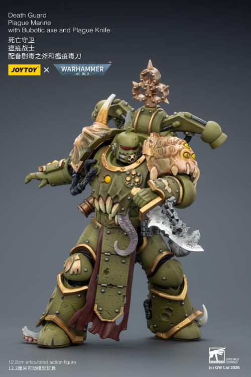 Warhammer 40,000 Death Guard Plague Marine 1/18 Scale Action Figure Gallery Image 12