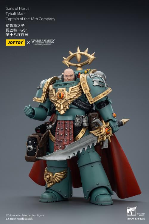 Warhammer: The Horus Heresy Sons of Horus Tybalt Marr Captain of the 18th Company 1/18 Scale Action Figure Gallery Image 6