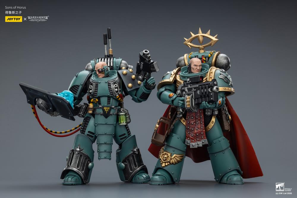 Warhammer: The Horus Heresy Sons of Horus Tybalt Marr Captain of the 18th Company 1/18 Scale Action Figure Gallery Image 16