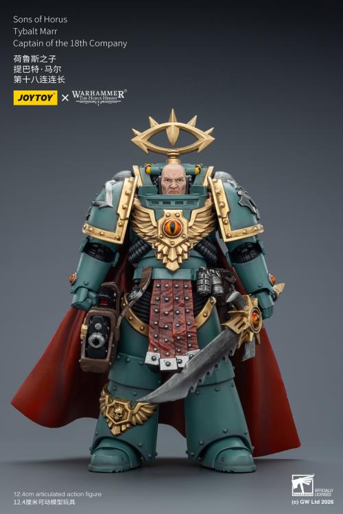 Warhammer: The Horus Heresy Sons of Horus Tybalt Marr Captain of the 18th Company 1/18 Scale Action Figure Gallery Image 5