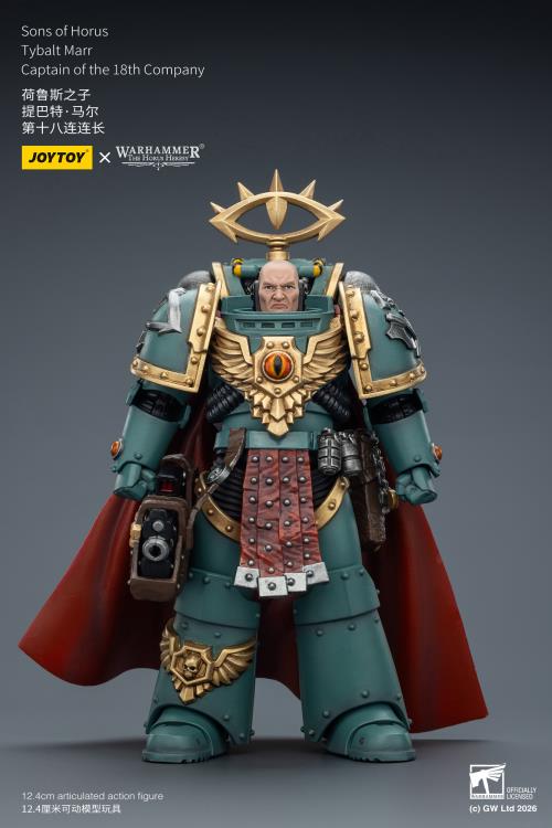 Warhammer: The Horus Heresy Sons of Horus Tybalt Marr Captain of the 18th Company 1/18 Scale Action Figure Gallery Image 4