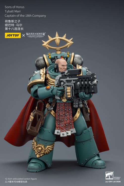 Warhammer: The Horus Heresy Sons of Horus Tybalt Marr Captain of the 18th Company 1/18 Scale Action Figure Gallery Image 12