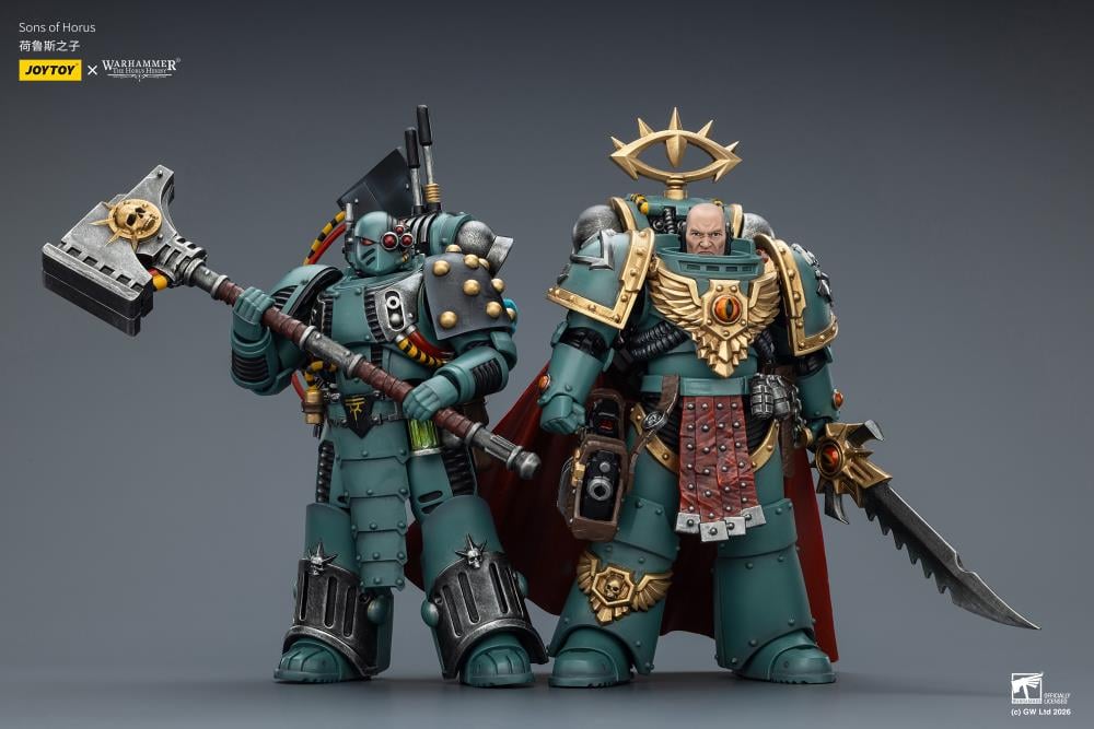 Warhammer: The Horus Heresy Sons of Horus Tybalt Marr Captain of the 18th Company 1/18 Scale Action Figure Gallery Image 15