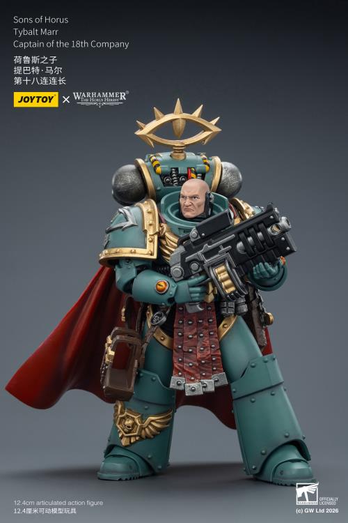Warhammer: The Horus Heresy Sons of Horus Tybalt Marr Captain of the 18th Company 1/18 Scale Action Figure Gallery Image 11
