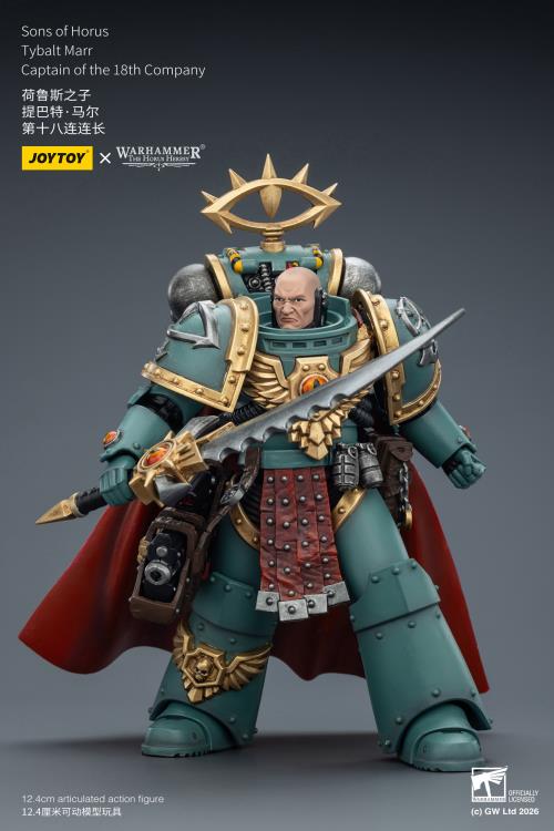 Warhammer: The Horus Heresy Sons of Horus Tybalt Marr Captain of the 18th Company 1/18 Scale Action Figure Gallery Image 9