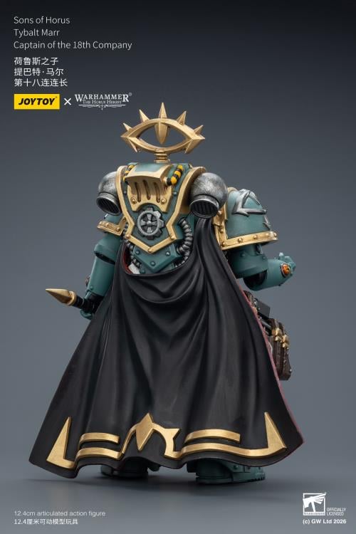Warhammer: The Horus Heresy Sons of Horus Tybalt Marr Captain of the 18th Company 1/18 Scale Action Figure Gallery Image 7